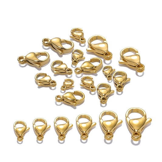 Klo Lås 18k guld olika storlekar