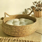 Handmade cat bed in bohemian style