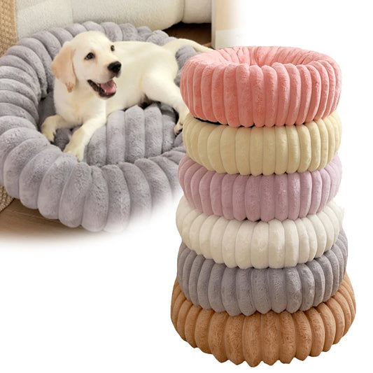 Lyxig rund design säng hund