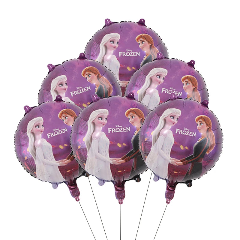 6st set Ballonger med Frost