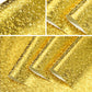 Tapet med spegel Mosaik silver/guld