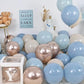 Ballong paket 136st i  Blå vit och ivory
