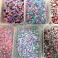 Mixed sizes and colors with Flatback beads