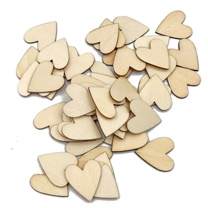 Wooden hearts