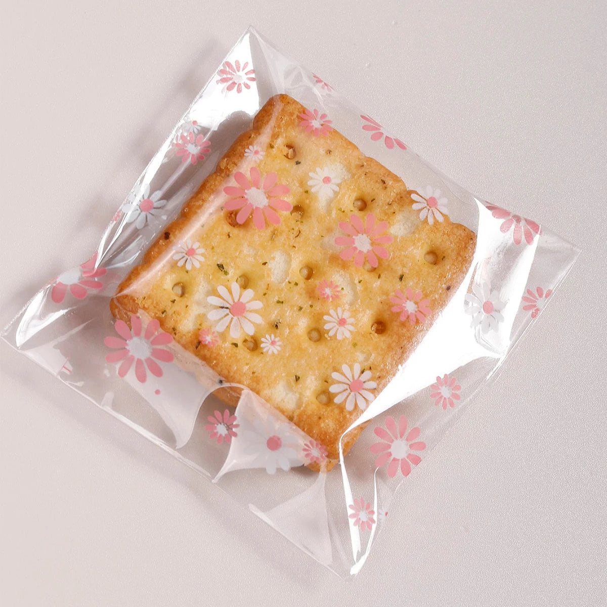 100-pack cellofan påsar med blommor