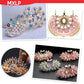 Strass stenar Resin olika Röd Rosa Nyanser