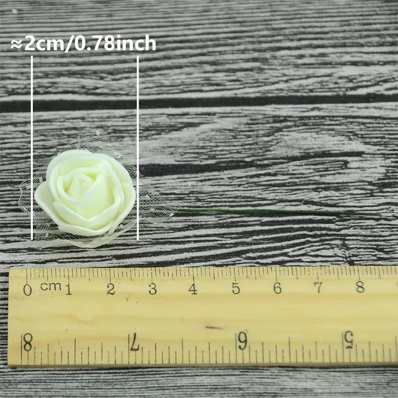144 small foam roses