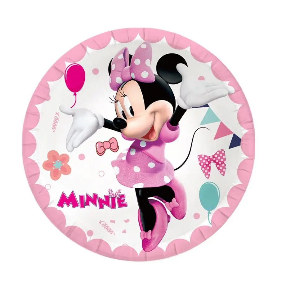 Kalas dekoration med Minnie pigg