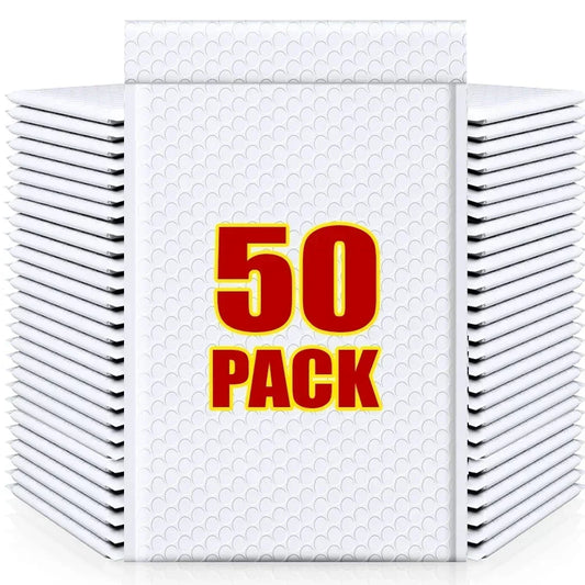 Vita Fraktpåsar med bubbelplast