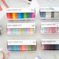 10-pack of paper tape in different colors