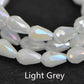 Glass drops 11x8mm