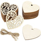 Wooden hearts