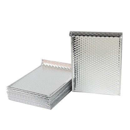 10-pack metallic färgade vadderade kuvert