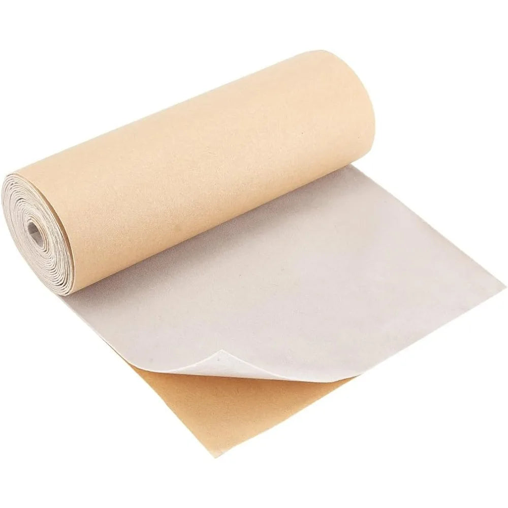 Self-adhesive velvet fabric Antique white