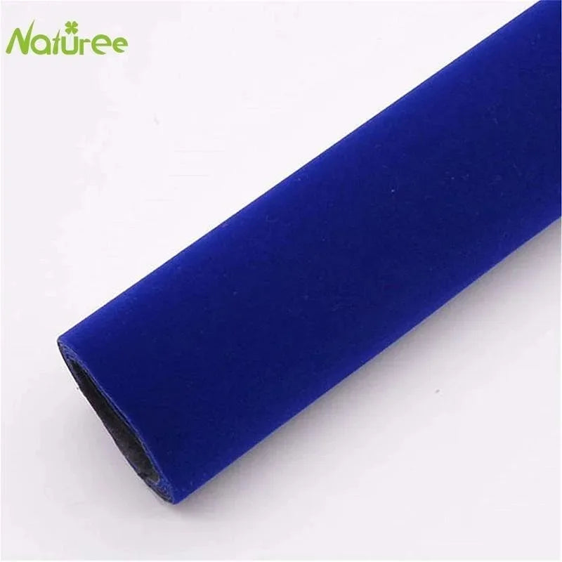 Self-adhesive fabric velvet Dark blue