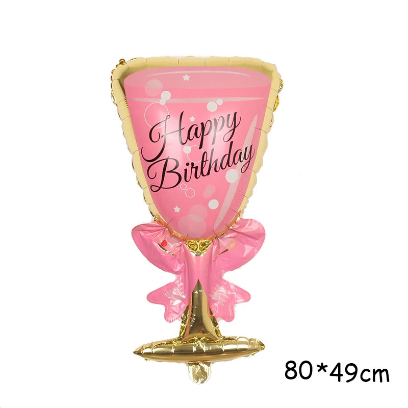 Stora Ballonger champagne flaskor