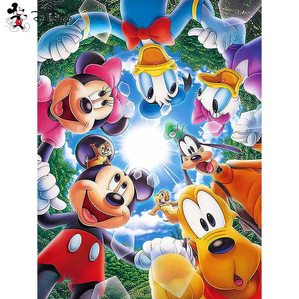 Diamant målning Disney Kalle Anka  Musse pigg