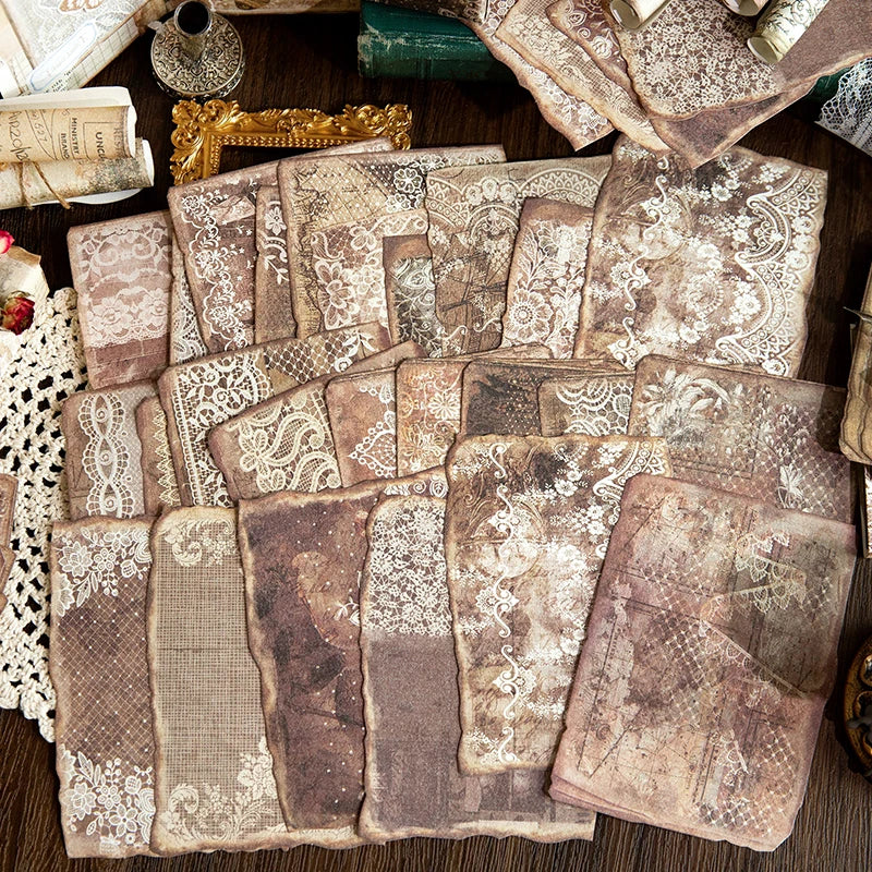 50st vintage scrapbooking papper