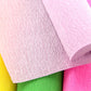 Crepe papper 28st olika färger