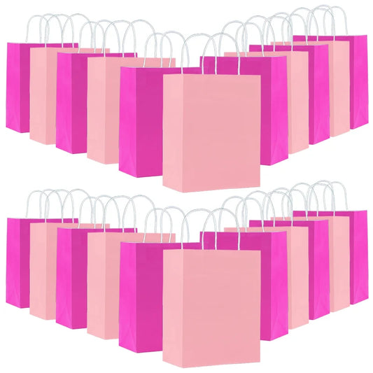 12-pack presentpåsar Rosa