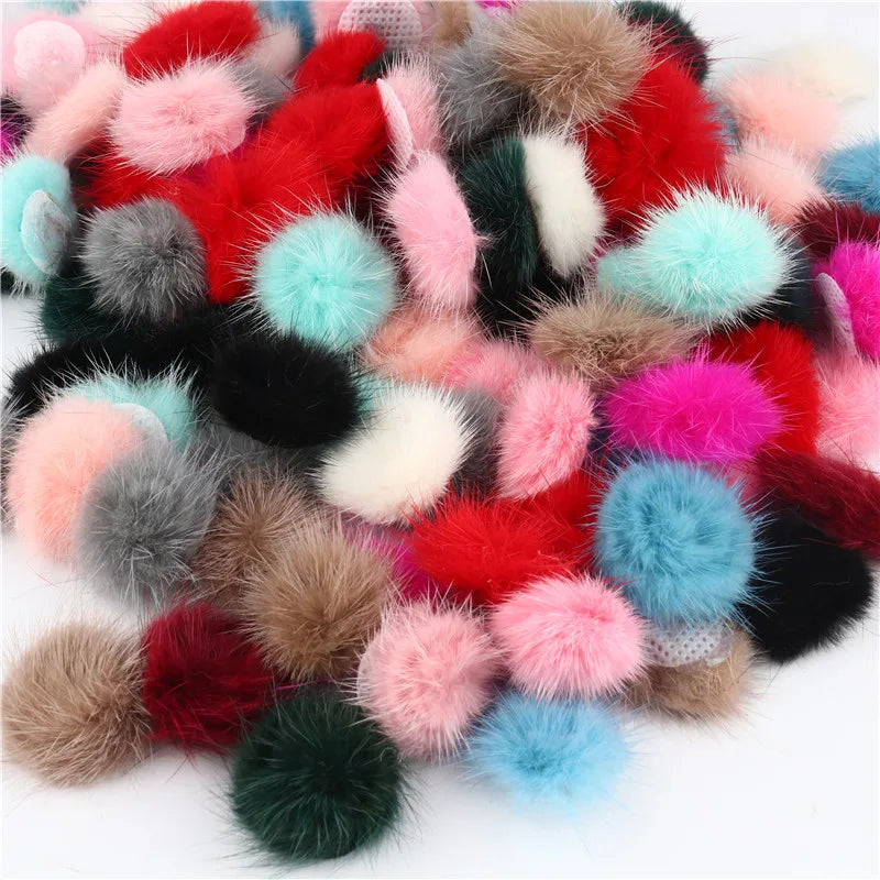 Pom-poms 3cm olika färger