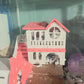 Hamsterhus och rutschkanor med koja