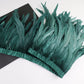 10 meters rooster feathers on ribbon