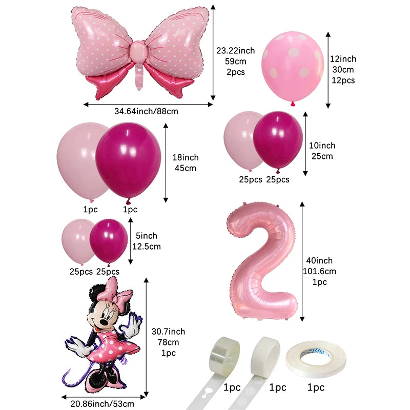 Stort ballong paket Musse pigg
