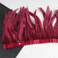 10 meters rooster feathers on ribbon