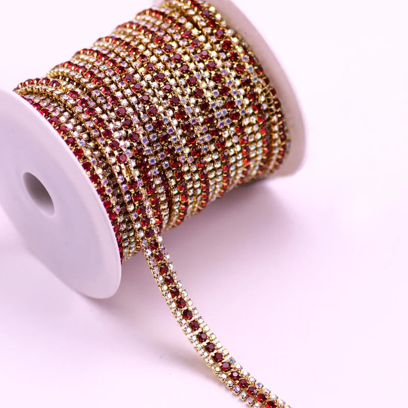 Bredare strass kedja
