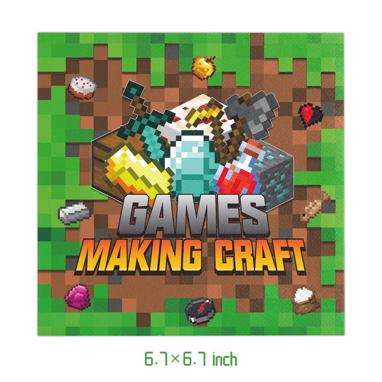Kalas dekoration med Minecraft