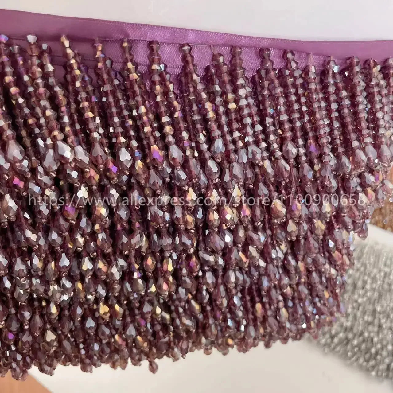 Tassel med pärlor längd 91cm