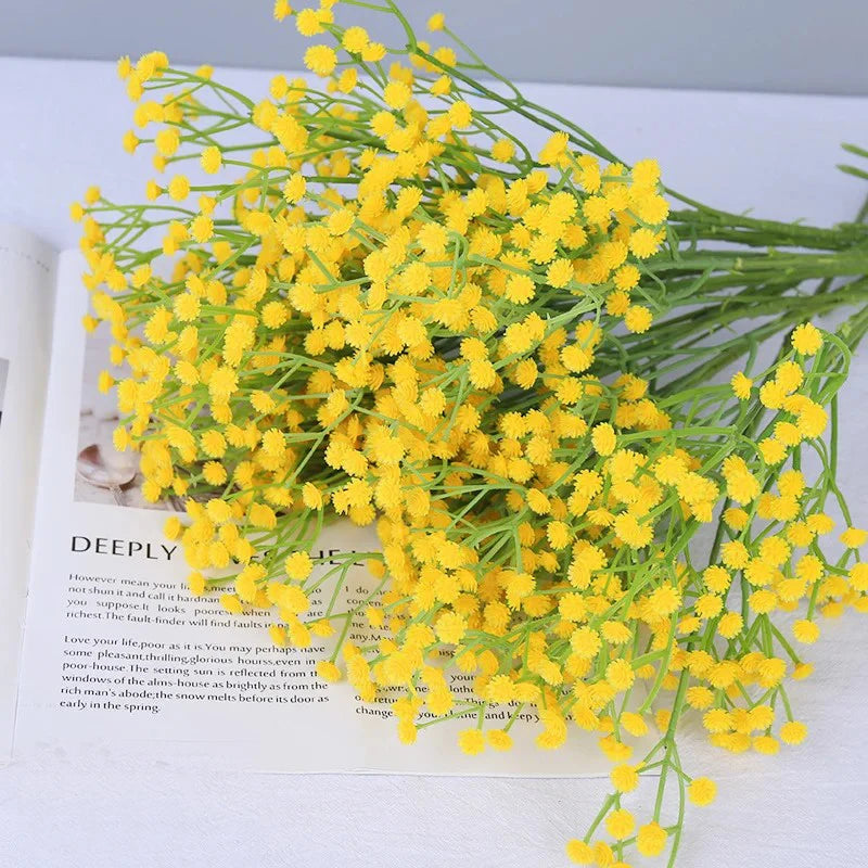 Blombukett fake Gypsophila blommor