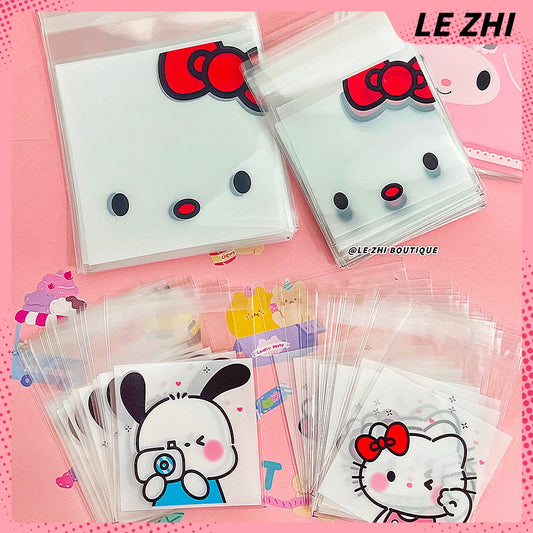 100-pack Hello Kitty cellofan påsar