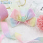 Ribbon grosgrain rainbow colors.