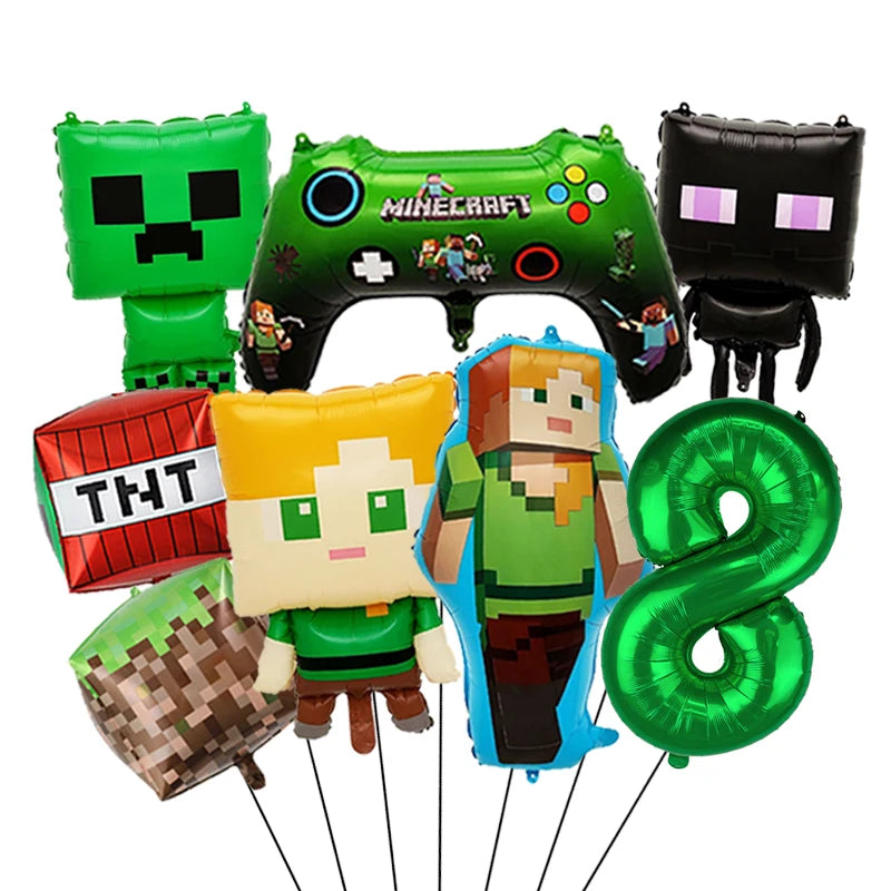 Kalas dekoration med Minecraft