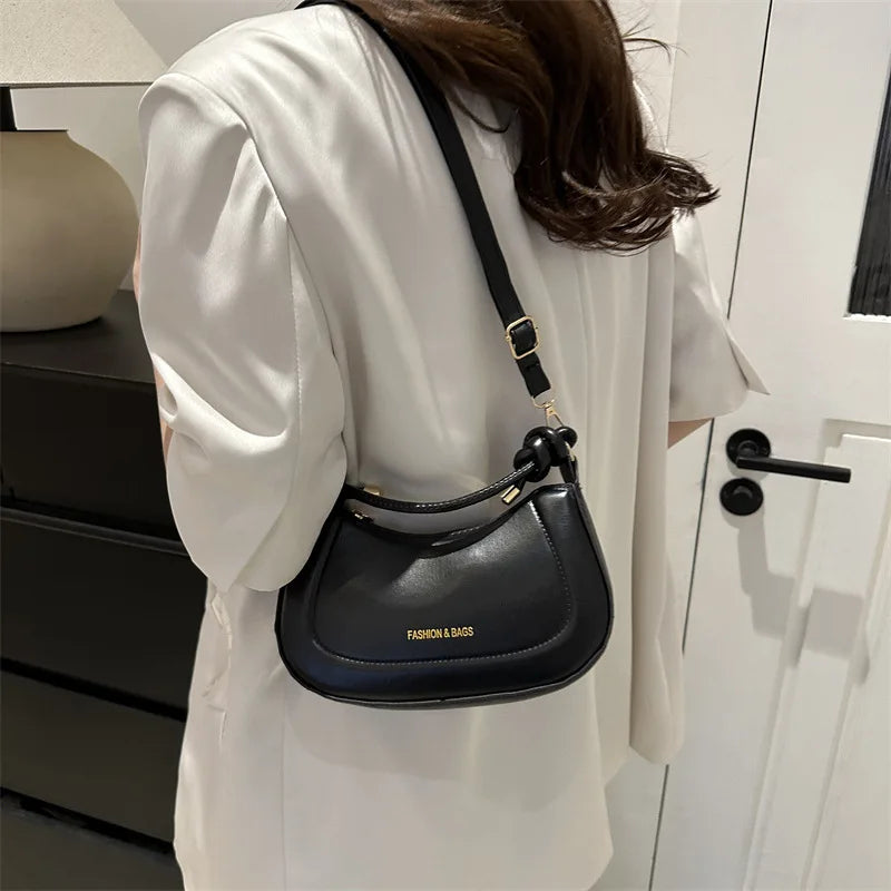Trendy leather tote bag