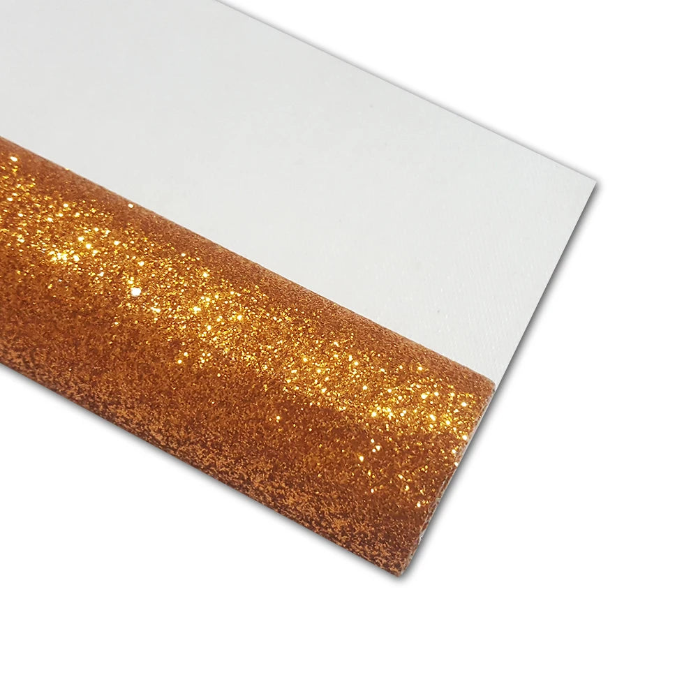 Leather fabric with glitter in different colors