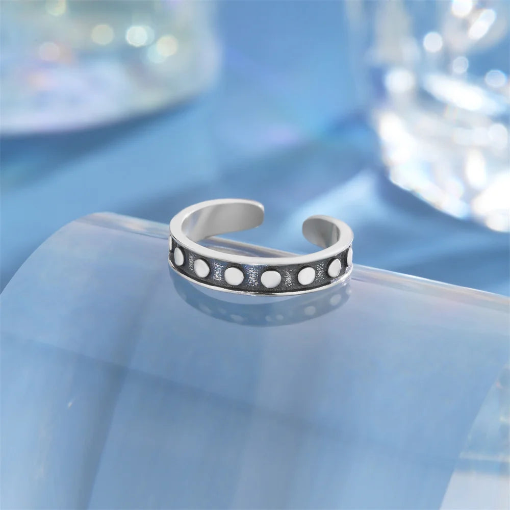 Tå ringar i äkta 925 sterling silver