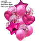 Ballong kit 14-pack metallic och paljett ballong