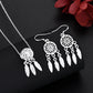 Bohemian Halsband & örhängen set i äkta silver