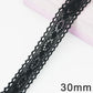 5 Meters black lace ribbon 