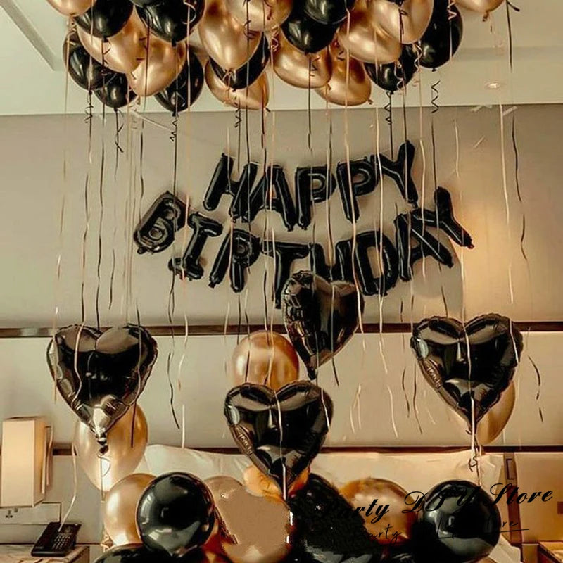 Ballong set med Happy Birthday
