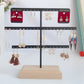 Jewelry stand in metal with 3 tiers earrings