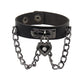 goth punk armband svart läder med nitar i olika motiv
