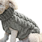 Stickad tröja hund