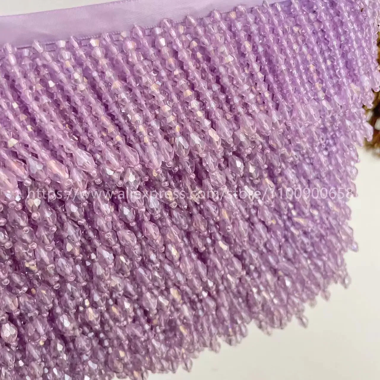Tassel med pärlor längd 91cm