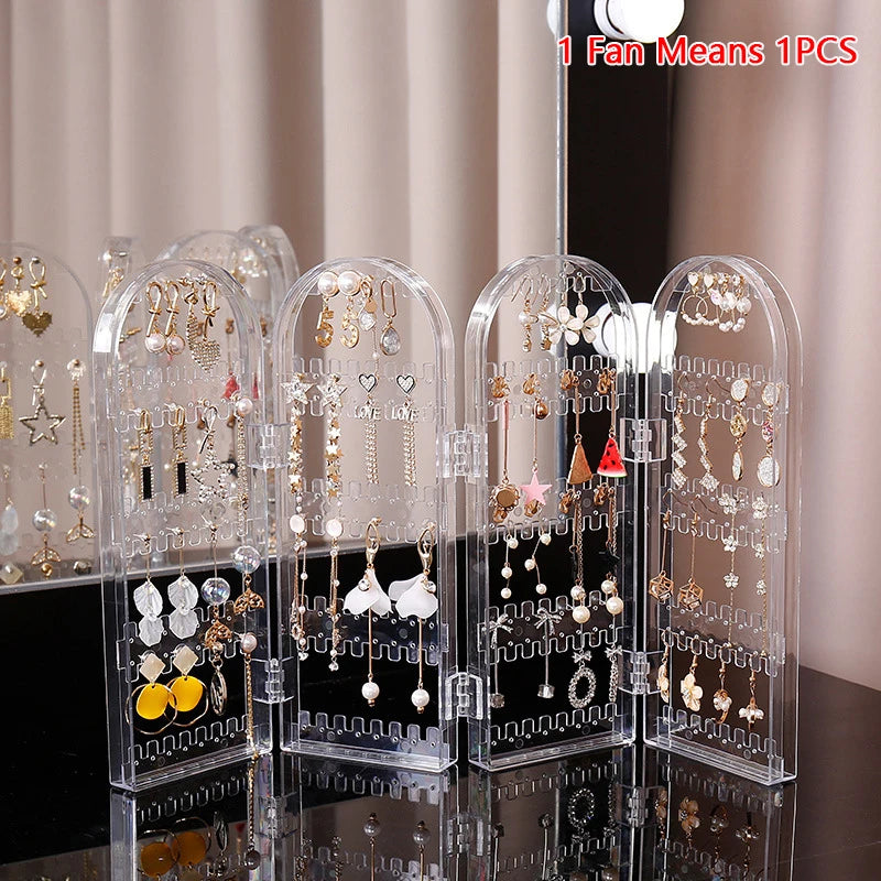 Foldable jewelry stand