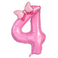 Stora ballonger Rosa med sifffror