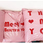 Shipping bags Pink "Thank you"